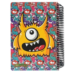 دفتر مشق 100 برگ لانگو مدل MONSTER