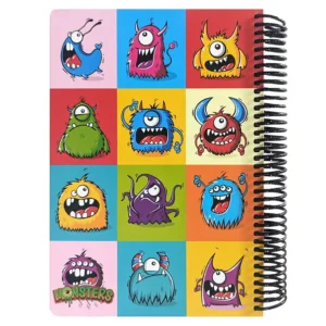 دفتر مشق 100 برگ لانگو مدل MONSTER