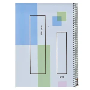 دفتر مشق 100 برگ لانگو مدل ABSTRACT سایز A4