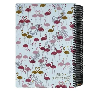 دفتر مشق 100 برگ لانگو مدل FLAMINGO