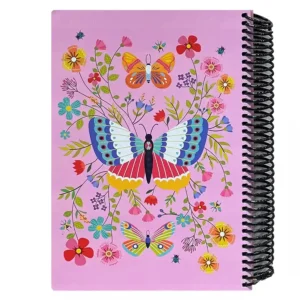 دفتر مشق 100 برگ لانگو مدل FLOWER