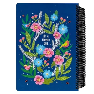 دفتر مشق 100 برگ لانگو مدل FLOWER