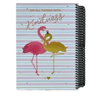 دفتر مشق 100 برگ لانگو مدل FLAMINGO