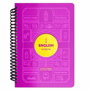 دفتر مشق 100 برگ لانگو مدل ENGLISH