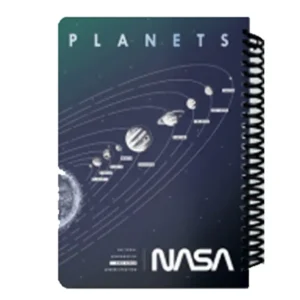 دفتر مشق 100 برگ لانگو مدل NASA