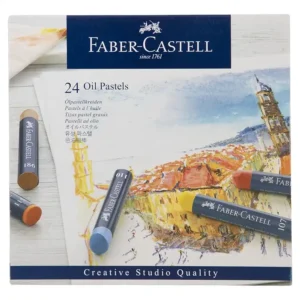 پاستل روغنی 24 رنگ فابر کاستل مدل CREATIVE STUDIO