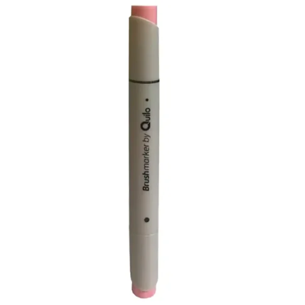 Quiello double-ended marker, brush model, color 314 pale pink