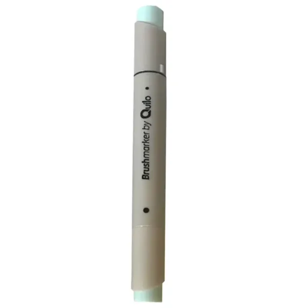 Quiello double-ended marker, brush model, dark green 602