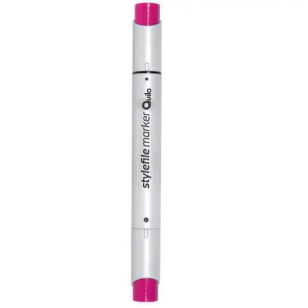 Quiello double-ended marker, brush model, walnut color 116
