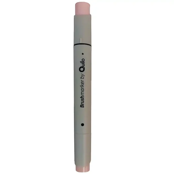 Quiello double-ended marker, brush model, cream color 112