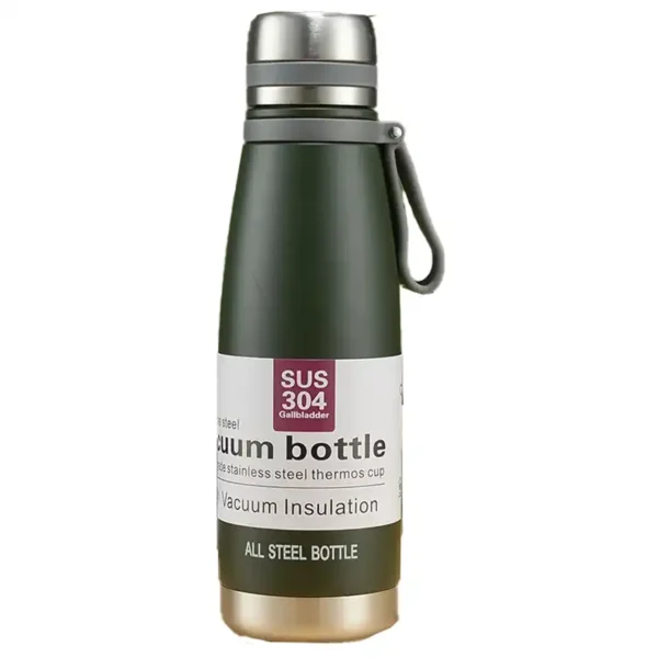 AMSZM flask, bottle model, green color, volume 1.2 liters