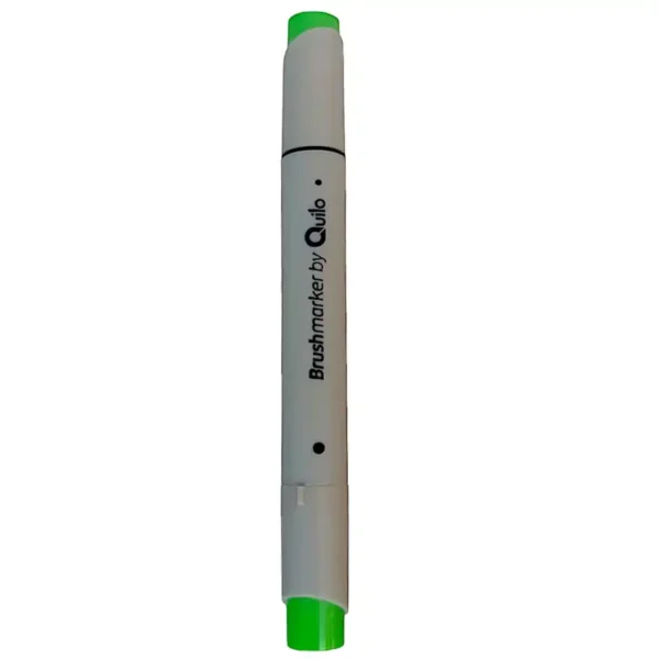 Quiello double-ended marker, brush model, veronese green 650