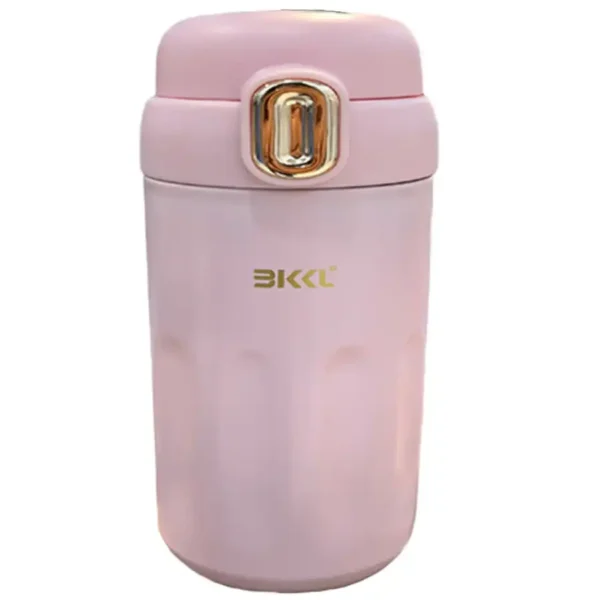 taravel mag kafi madel ni dar rang sorti hojam 450 mili litr ۵۳ / ۵٬۰۰۰ Travel coffee mug with straw, pink color, volume 450 ml ارسال بازخورد