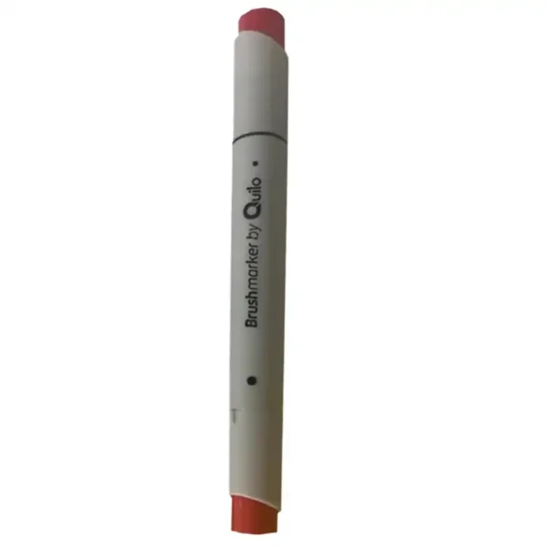 Quiello double-ended marker, brush model, vermilion360
