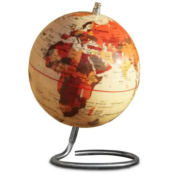Geography globe, classic model, size 14 cm