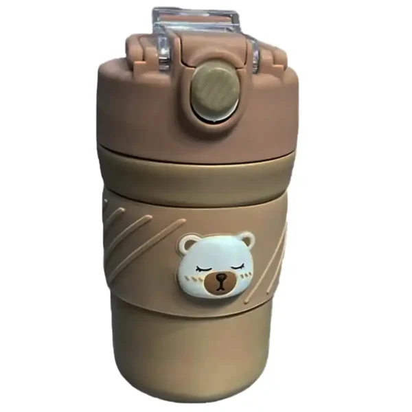 HSCUP Travel Mug, Bear Model, Nescafe Color, Volume 420 ml