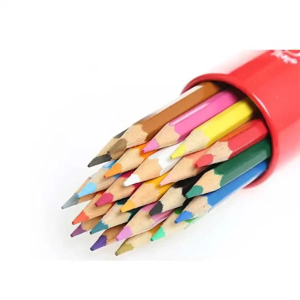 Faber-Castell 24-color colored pencils in metal box