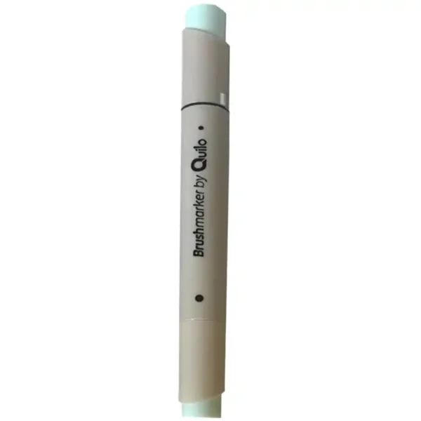 Quiello double-ended marker, brush model, turquoise green light 606