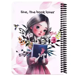 دفتر خط دار 100 برگ دات نوت مدل بوک لاور (book lover)