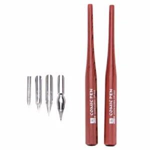 قلم فلزی مخصوص کالیگرافی با ۴ نوک مختلف مدل cp-568