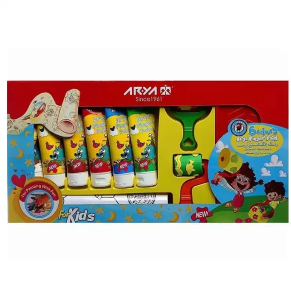 Aria 6-color finger paint, model 7021