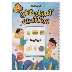 کتاب آموزش قدم به قدم نقاشی و رنگ آمیزی 5 (خوراکی ها) اثر سعید حاجی علی