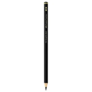 مداد طراحی مشکی فابر کاستل مدل PITT GRAPHITE MATT درجه سختی 2B