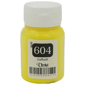 رنگ پارچه وستا رنگ Daffodil کد 604 حجم  60ML