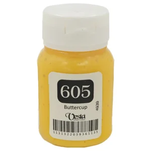 رنگ پارچه مدل وستا رنگ Buttercup کد 605 حجم  60ML