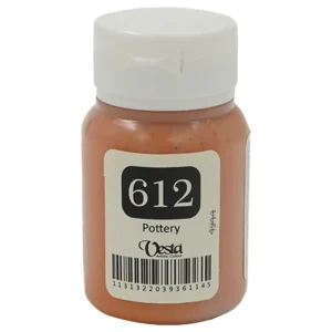 رنگ پارچه مدل وستا رنگ Pottery کد 612 حجم  60ML