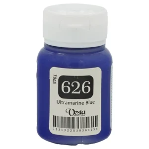 رنگ پارچه وستا رنگ Ultramarine Blue کد 626 حجم  60ML