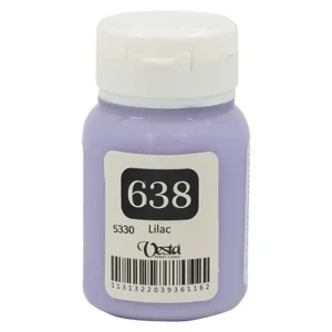 رنگ پارچه وستا رنگ Lilac کد 638 حجم  60ML