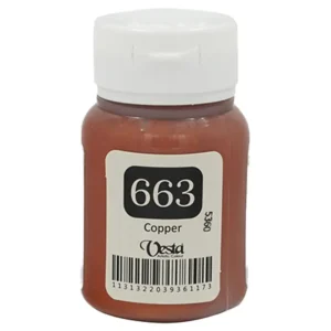 رنگ پارچه وستا رنگ Copper کد 663 حجم  60ML