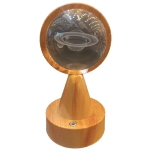 گوی پایه چوبی مدل کهکشانی سایز 8