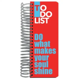 دفتر برنامه ریزی روزانه 120 برگ دات نوت مدل TO DO LIST رنگ قرمز