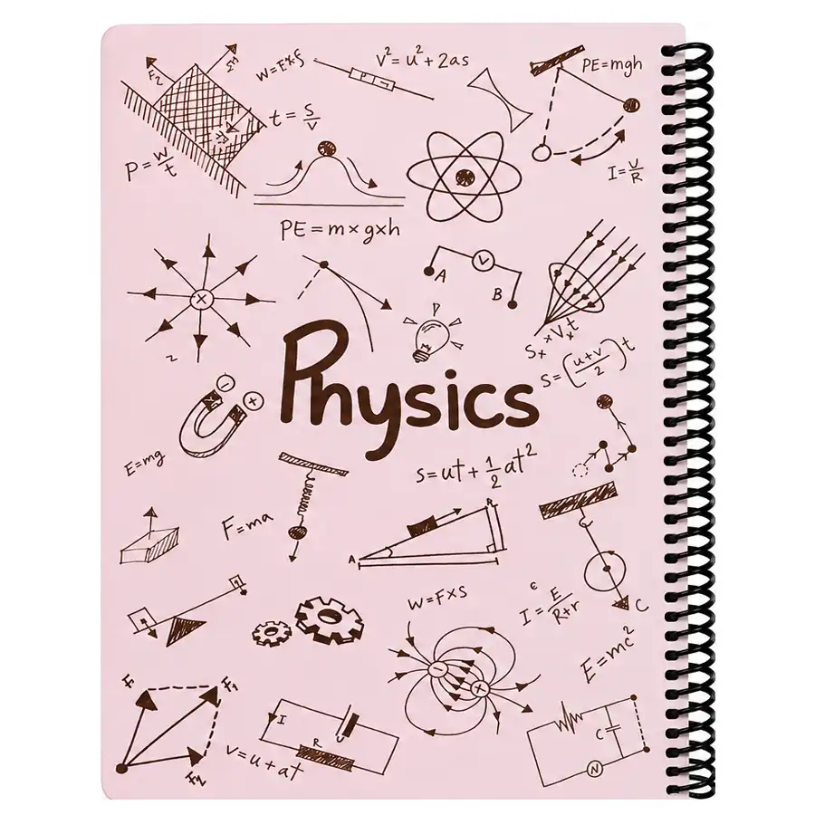 100-page-dot-notebook-physics-formula-model-shiny-black-color