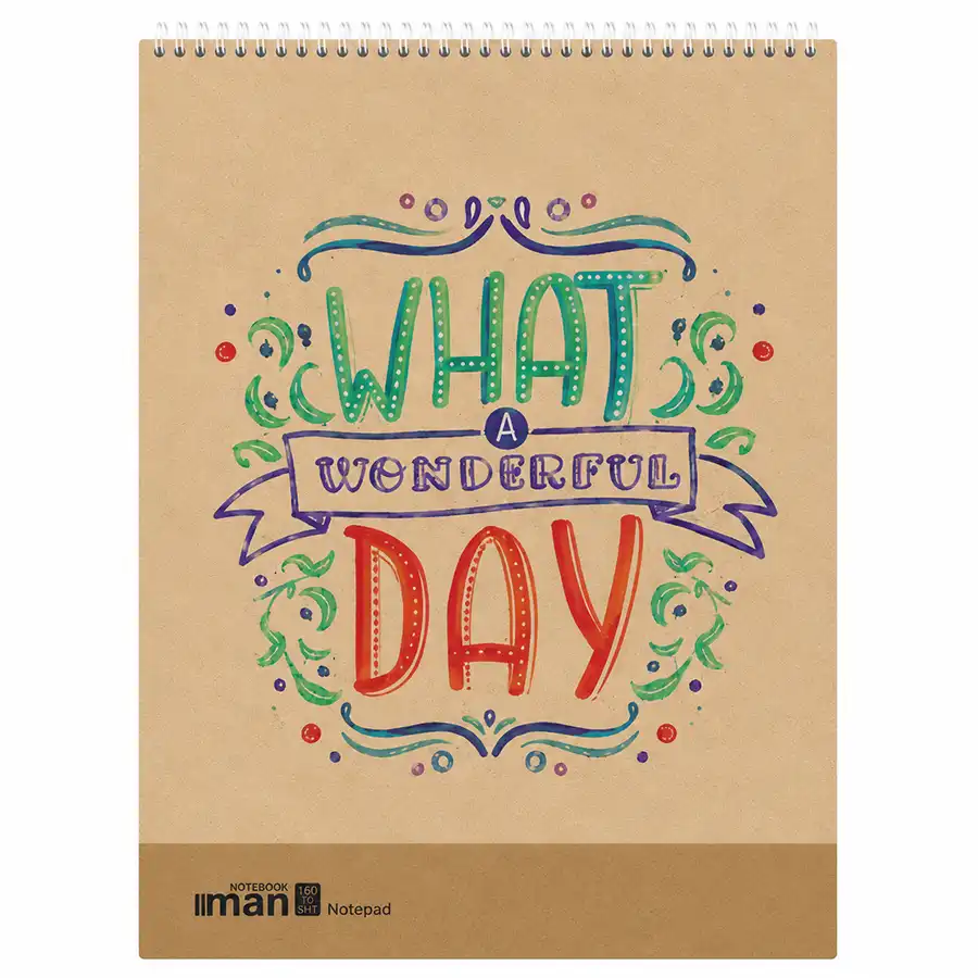 _0005_notepad دفتر یادداشت 80 برگ ایمان طرح 3 - Image 1
