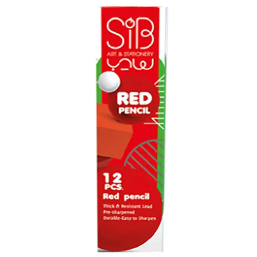 Apple Red Pencil Model 3411 Pack of 12