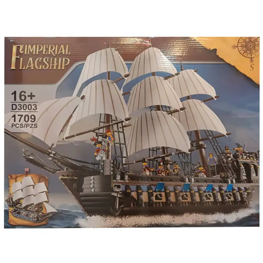 lego-1709-pieces-white-sailboat-model-3003