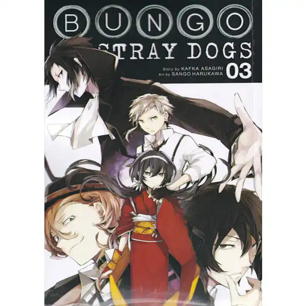 Bungo Stray Dogs 3 manga collection book by Kafka Asagiri