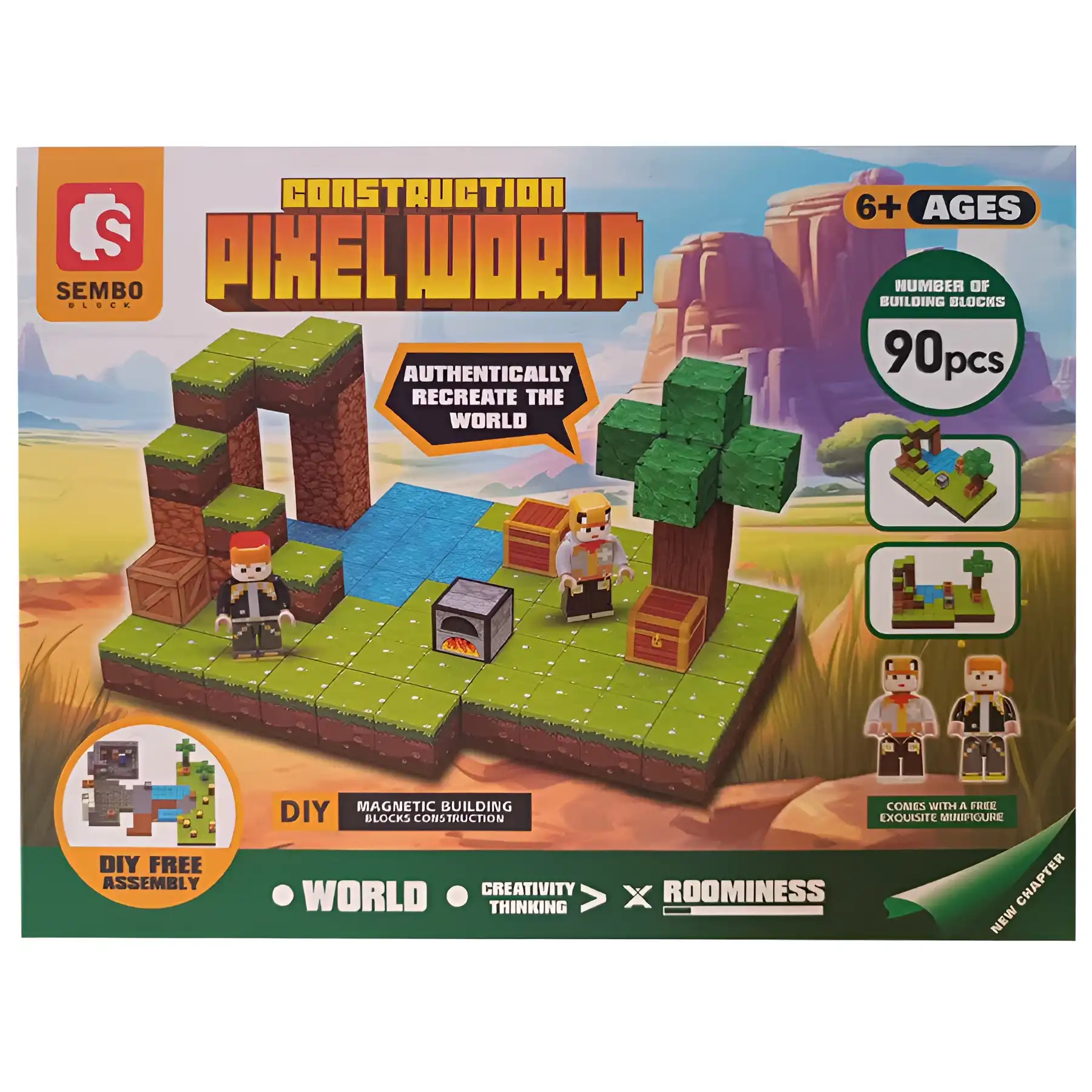 Lego 90 pieces Minecraft model 600