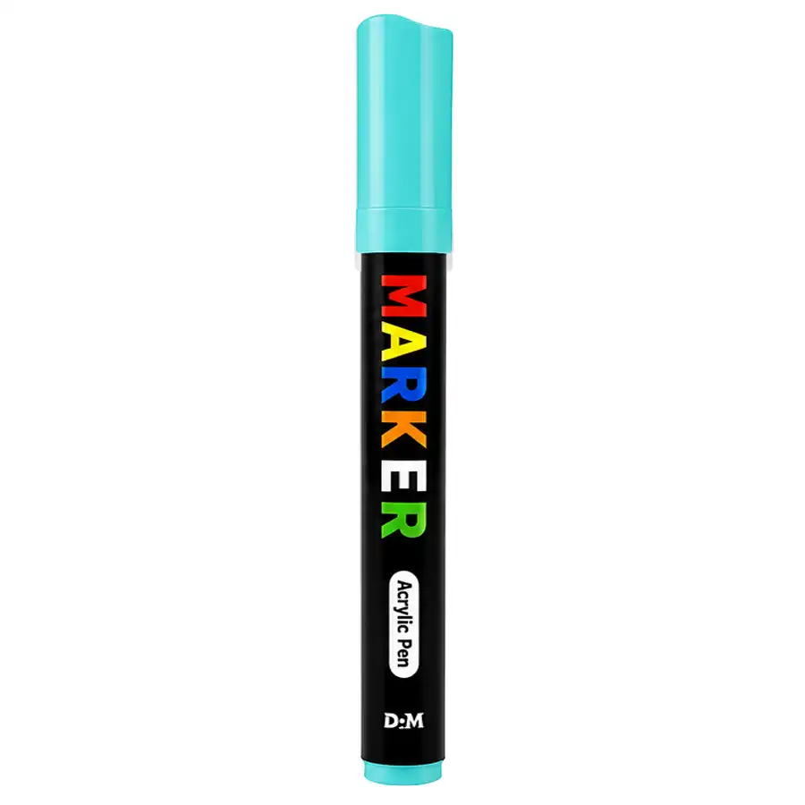 M&G Acrylic Marker, Model 12376, Light Turquoise
