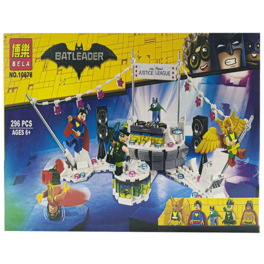 Lego 296 Pieces Justice League Anniversary Celebration Model 10878