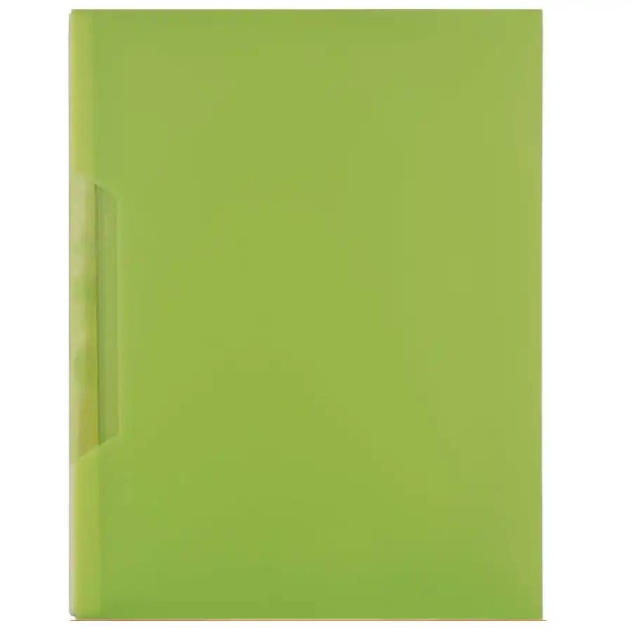 Clearbook 100 sheets Papco model A4-100M green