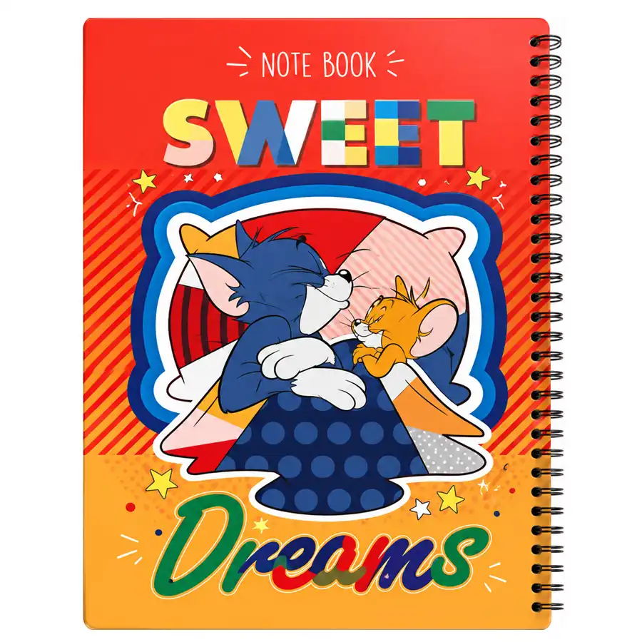 100-sheet Longo Tom Jerry Series Workbook, Design 1