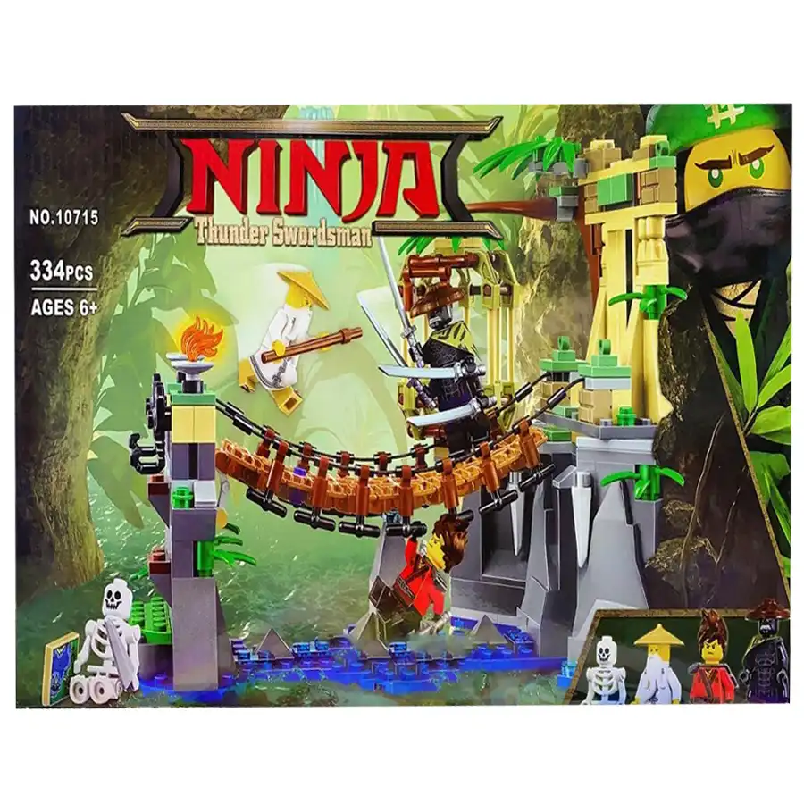 Lego 334 pieces Ninja Swordsman model 10715