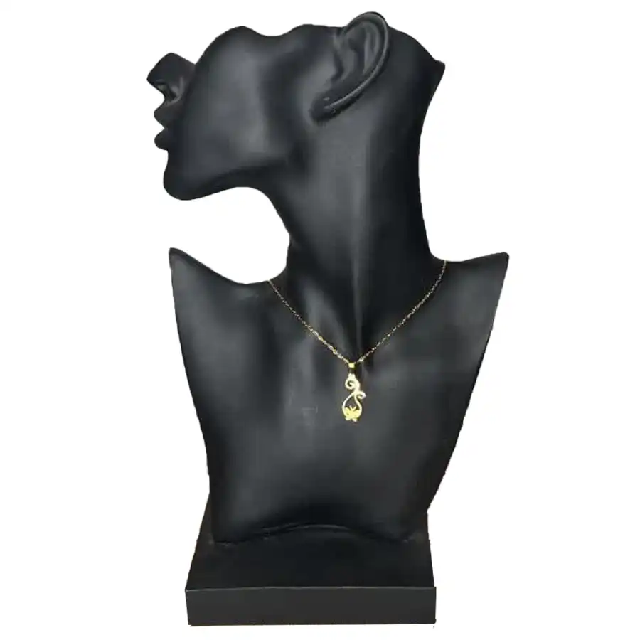 Butterfly design steel necklace