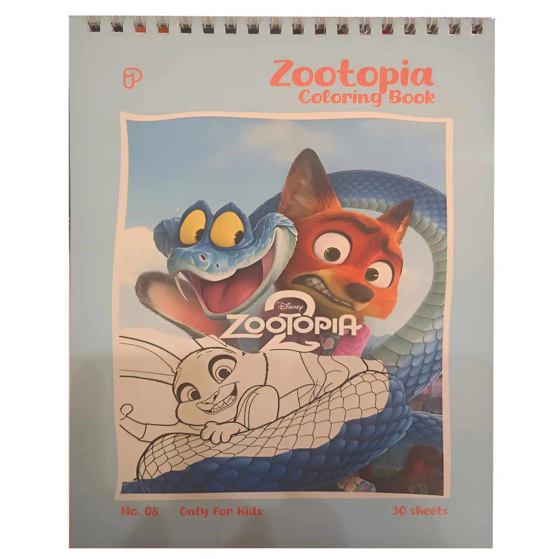 Zootopia Model Palette Coloring Book