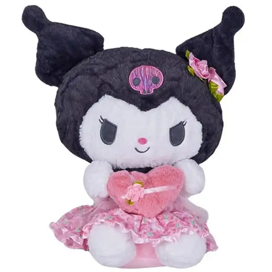30 cm polished chrome heart-shaped doll