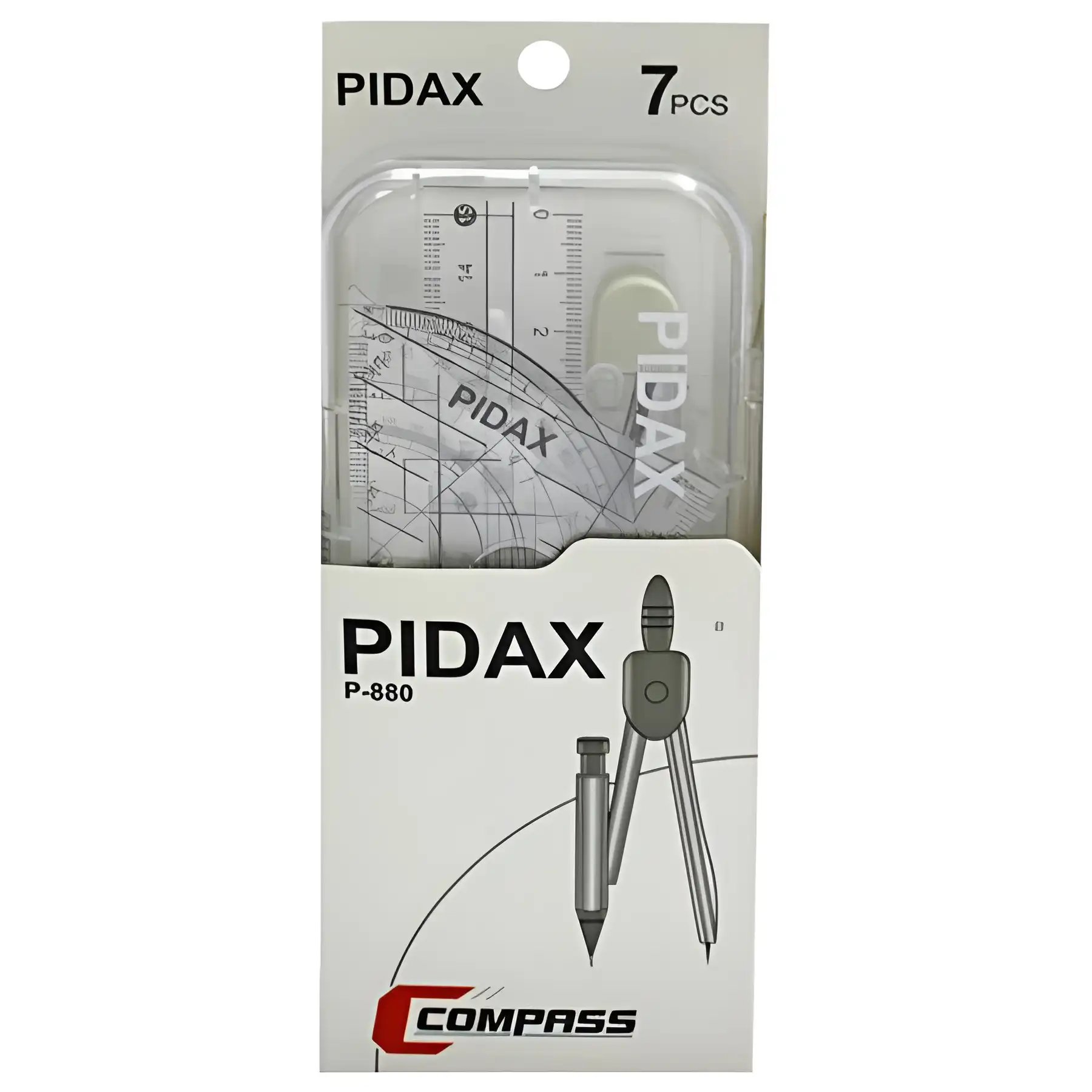 7-piece compass set